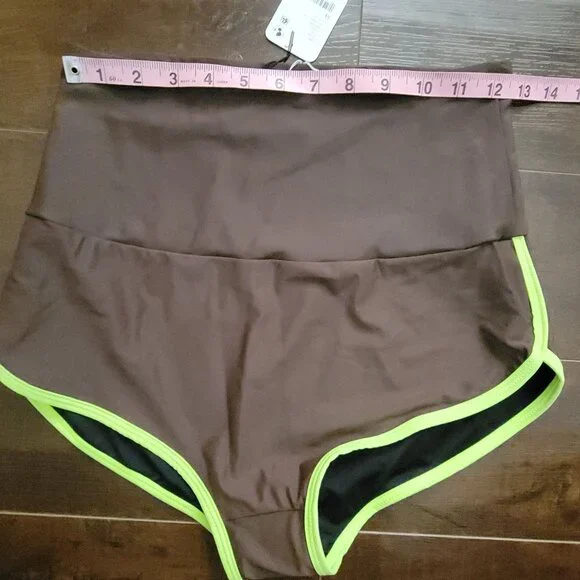 Free People Salt Gypsy Betty High-Waisted Surf Bottoms Womens M Swimsuit Bikini - Picture 5 of 6